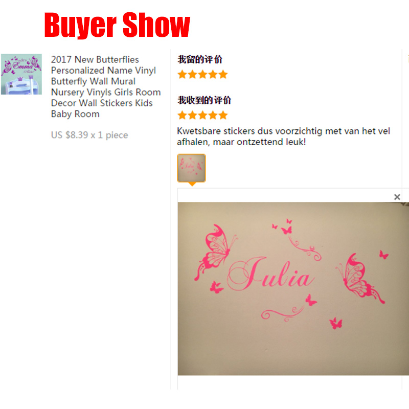 Новые виниловые наклейки с изо – обзор и цена Baby Nursery Decor Girl
