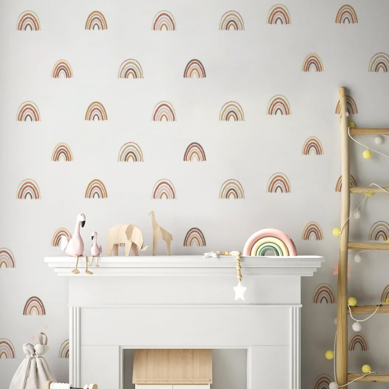 Бохо Радужные наклейки на стен – обзор и цена Baby Nursery Decor Girl