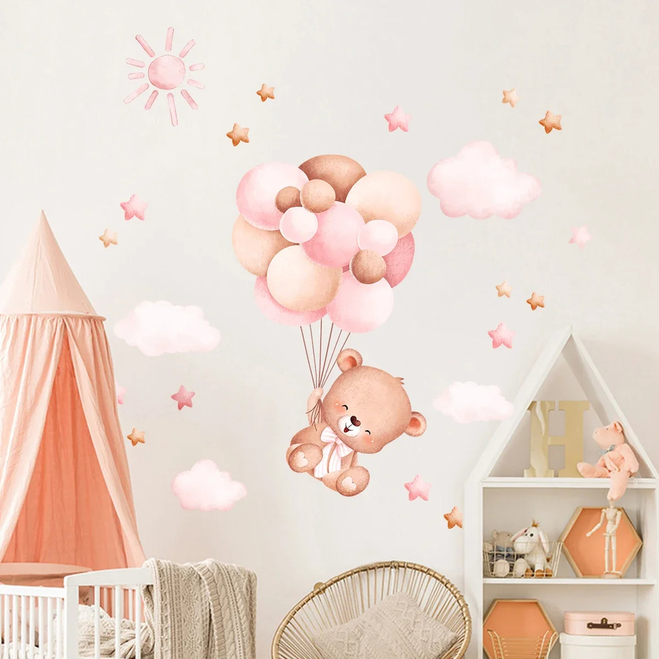 Акварельная наклейка на стену  – обзор и цена Baby Girl Nursery Quotes
